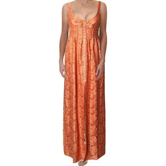 chinese dress ladies Free People NWT Daydream Lace Mini Dress in Coral Size Small – Ernest Grace main image 0